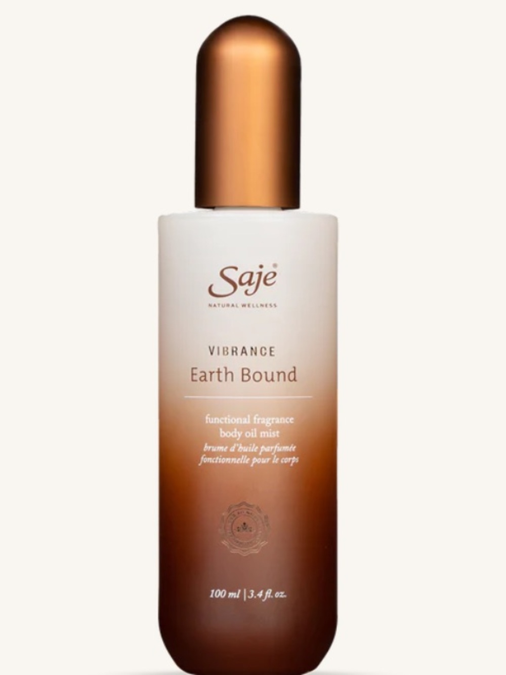 Saje Vibrance Earth Bound Body Oil
